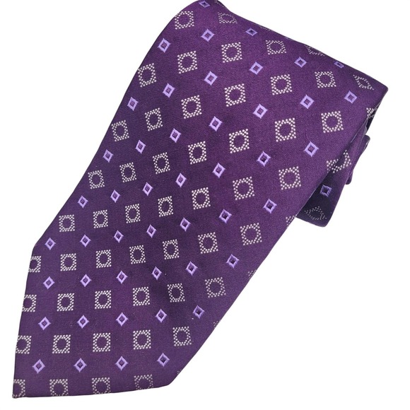 Jos. A. Bank Other - Jos A. Bank Signature Collection Purple Lavender Foulard 100% Silk Tie Necktie